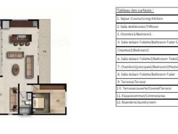 Villa de 3 Chambres